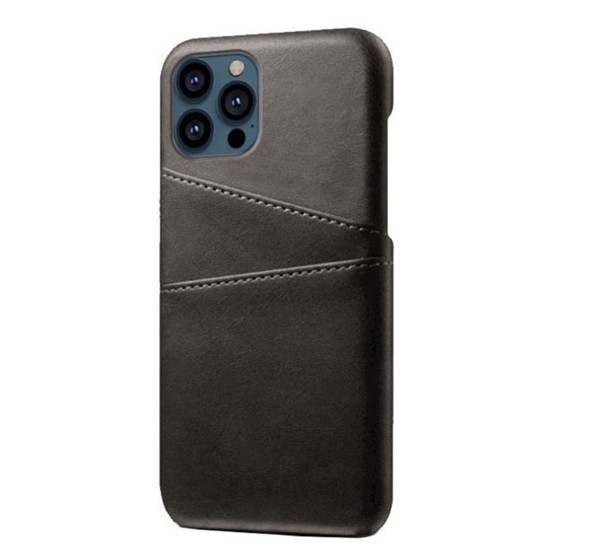 Casecentive Leren Wallet Back case iPhone 13 Pro zwart