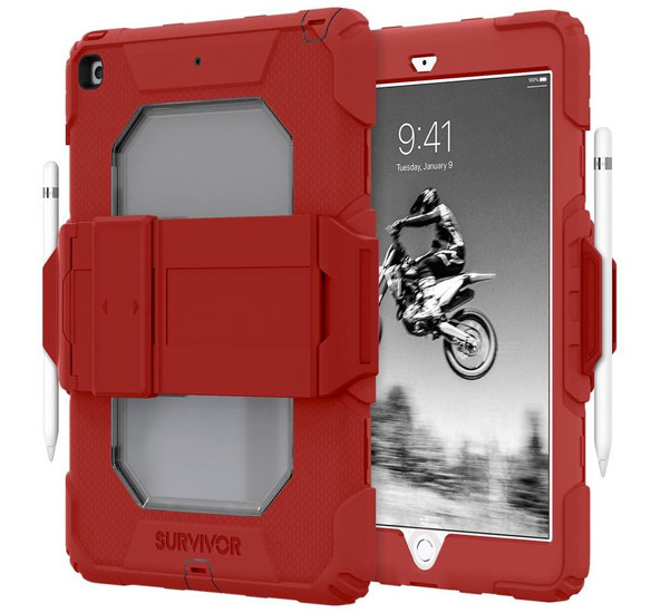 Griffin Survivor All-Terrain Case iPad 10.2 inch rood