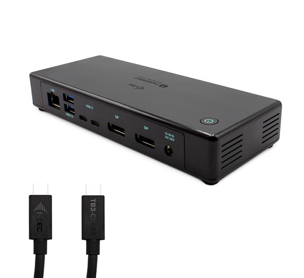 i-Tec Thunderbolt 3 / USB-C Dual DisplayPort 4K Docking Station 