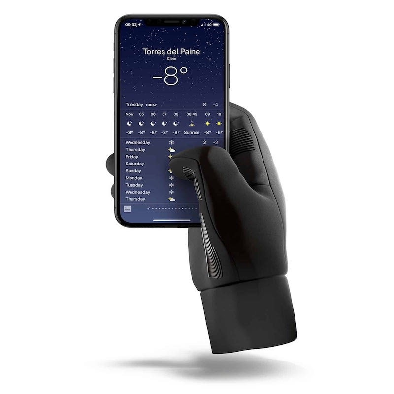 Mujjo Double-Insulated Touchscreen Gloves (S) zwart