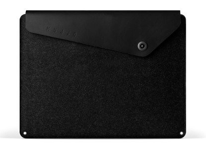 Mujjo Sleeve MacBook Air, Pro Retina 13"-14" & iPad Pro 12.9" zwart