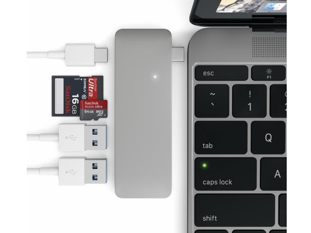 Satechi USB-C 3.0 3 in 1 Hub space gray