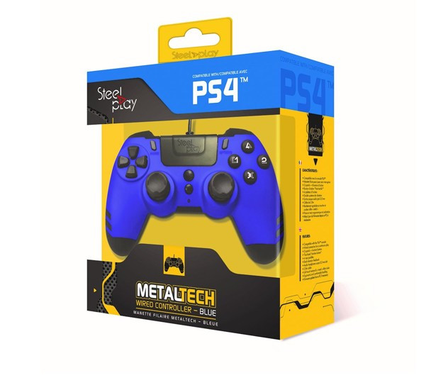 Steelplay MetalTech Wired Controller PS4 Sapphire Blue