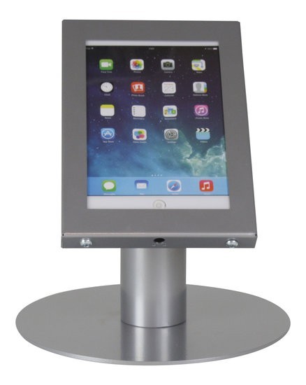 Tablet tafelstandaard Securo iPad Mini en Galaxy Tab 3 grijs
