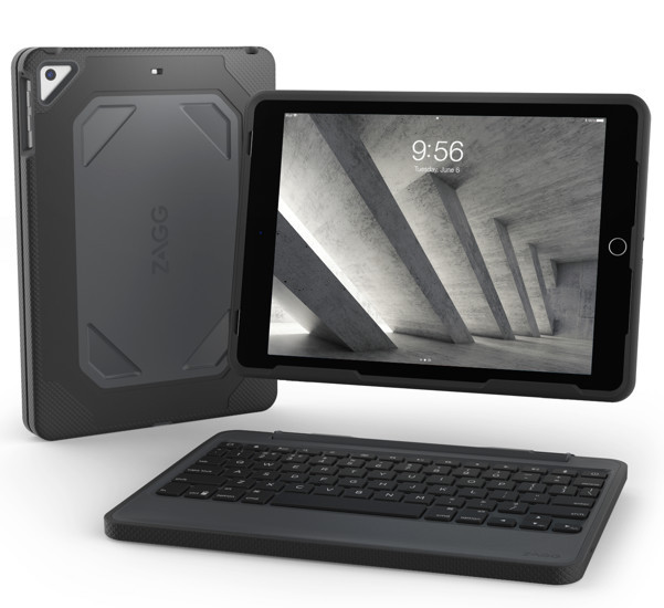ZAGG Rugged Bluetooth Keyboard Case AZERTY iPad Air 1 / 2 / Pro 9.7 zwart