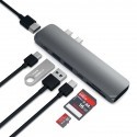 Satechi USB-C hub Pro 4K HDMI space gray