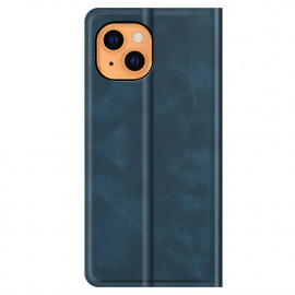 Casecentive Magnetische Leren Wallet case iPhone 13 Mini blauw