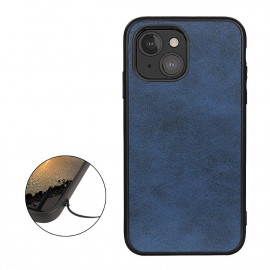 Casecentive Shockproof Leren back case iPhone 13 Mini blauw