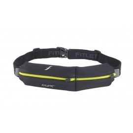 Fitletic Double Pouch Running Belt Black / Yellow
