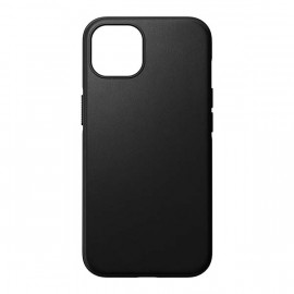 Nomad Modern Leather Case Magsafe iPhone 13 zwart
