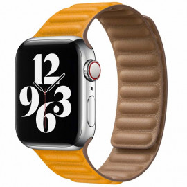 Apple Leather Link Apple Watch large 38mm / 40mm / 41mm California Poppy