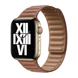 Apple Leather Link Apple Watch S/M 38mm / 40mm / 41mm Saddle Brown