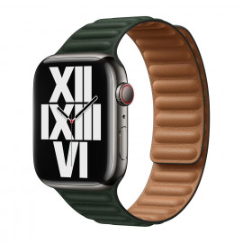 Apple Leather Link Apple Watch S/M 38mm / 40mm / 41mm Sequoia Green
