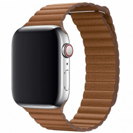 Apple Leather Loop Apple Watch large 42mm / 44mm / 45mm Saddle Brown