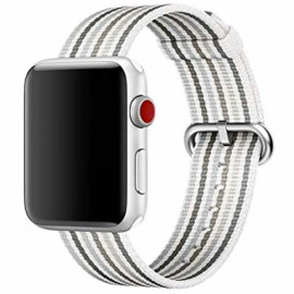 Apple Woven Nylon Apple Watch 42mm / 44mm / 45mm / 49mm Gray Stripe