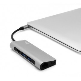 intelliARMOR USB-C 8 in 1 MacBook LynkHub Max space gray