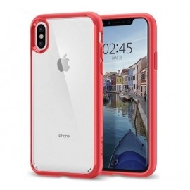 Spigen Ultra Hybrid Case iPhone X / XS rood