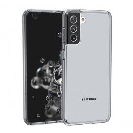Casecentive Shockproof case Samsung Galaxy S21 black transparant