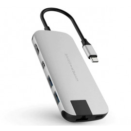 Hyper HyperDrive Slim 8-in-1 USB-C Hub silver