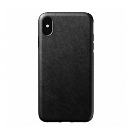 Nomad Rugged Case Leather iPhone XS Max zwart