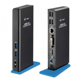 i-Tec USB-A 3.0 Dual HDMI DVI Docking Station zwart