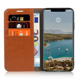 Casecentive Leren Wallet case Luxe iPhone 11 Pro tan