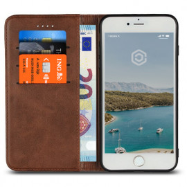 Casecentive Leren Wallet case iPhone 7 / 8 Plus bruin