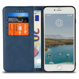 Casecentive Leren Wallet case iPhone 7 / 8 Plus blauw