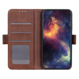Casecentive Magnetische Leren Wallet case Galaxy A51 bruin