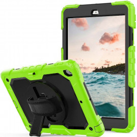 Casecentive Handstrap Pro Hardcase with handstrap iPad Air 2 groen