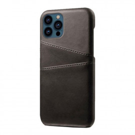 Casecentive Leren Wallet Back case iPhone 14 Pro zwart