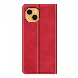Casecentive Magnetische Leren Wallet iPhone 14 Plus rood