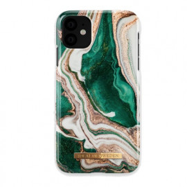 Ideal of Sweden Fashion Case iPhone 11 Golden Jade Marble