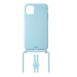 Laut Pastels case met koord iPhone 12 Mini blauw