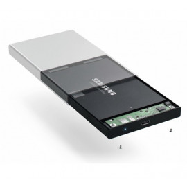 Satechi Aluminium Type-C HDD/ SSD-behuizing space grey
