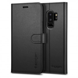 Spigen Galaxy S9 Plus Case Wallet S zwart