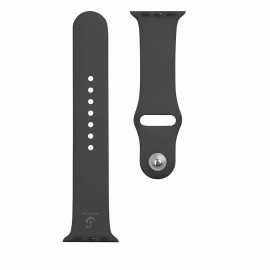 Tactical Silicone Strap voor Apple Watch 38 / 40 / 41 mm zwart