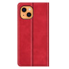 Casecentive Magnetische Leren Wallet case iPhone 13 rood