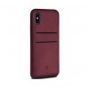 Twelve South Relaxed Leather pockets iPhone X / XS Marsala