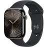 Apple Sport Band Apple Watch 44mm / 45mm / 46mm / 49mm Zwart S/M sticky