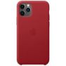 Apple leather case iPhone 11 Pro red sticky