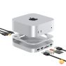 Casecentive 8-in-1 Aluminium HDMI Hub & Standaard Mac Mini M4/M4 Pro  sticky