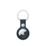Apple Leren AirTag Sleutelhanger baltisch blauw sticky