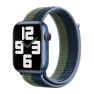 Apple Sport Loop Apple Watch 42mm / 44mm / 45mm / 49mm Abyss Blue / Moss Green sticky