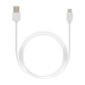 Casecentive Datakabel USB-C 2 meter wit sticky
