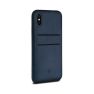 Twelve South Relaxed Leather pockets iPhone X / XS Indigo sticky
