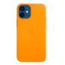 Apple Leren MagSafe Hoesje iPhone 12 Mini California Poppy sticky