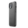 Mujjo Leather Case met MagSafe iPhone 14 zwart sticky
