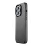 Mujjo Leather Case met MagSafe iPhone 14 Pro Zwart sticky