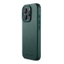 Mujjo Leather Case iPhone 16 Pro Max Livid Green sticky